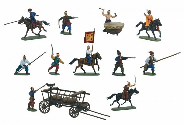 Zvezda 8064 Zaporozhian Cossacks XVI-XVIII A.D. 1/72