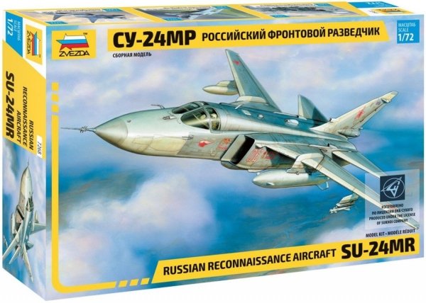 Zvezda 7268 RUSSIAN RECONNAISSANCE AIRCRAFT SU-24MR (1:72)