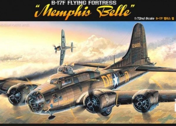 Academy 12495 B-17 F Flying Fortress Memphis Belle (1:72)