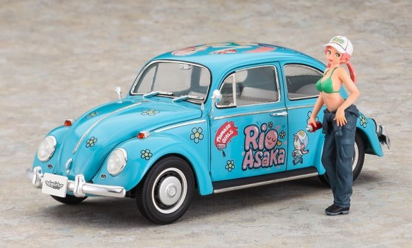 Hasegawa SP665-52465 Volkswagen Beetle Type 1 (1966) "Rio Asaka" w/ Figure 1/24