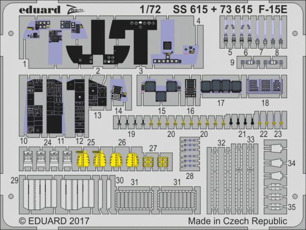 Eduard 73615 F-15E 1/72 GREAT WALL HOBBY