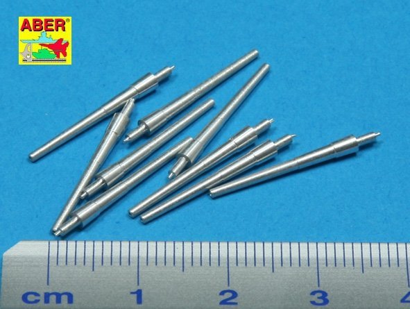 Aber 350L-18 Set of 9 pcs 203 mm barrels for San Francisco type (1:350)