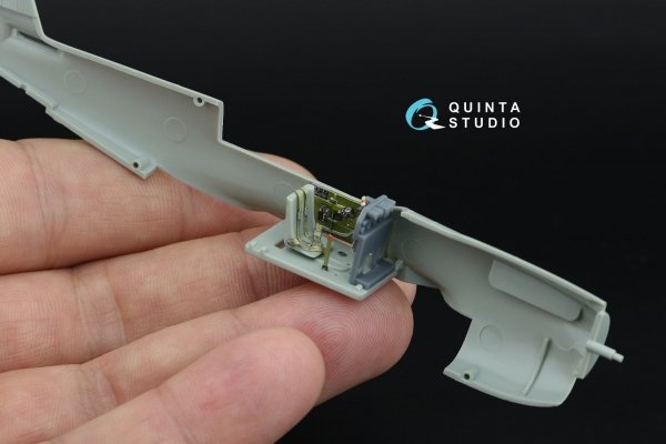 Quinta Studio QD+72214 P-40N Warhawk 3D-Printed &amp; coloured Interior on decal paper (Academy) (with 3D-printed resin parts) 1/72