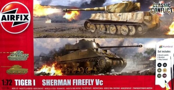Airfix 50186 Tiger I vs Sherman Firefly Vc - Gift Set 1/72