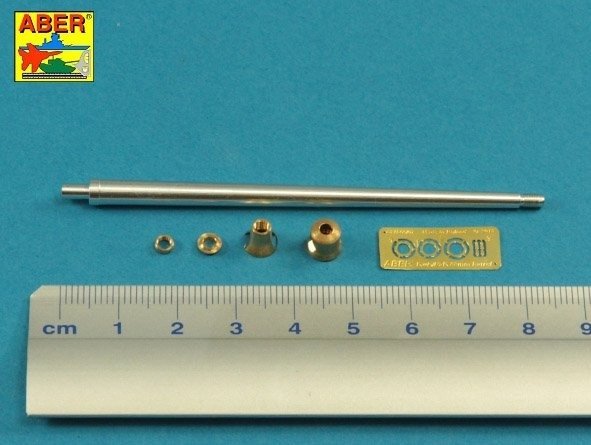 Aber 48L-36 KwK 43/2 L/71 8.8cm barrel (one piece) for King Tiger tank with Porsche turret 1/48