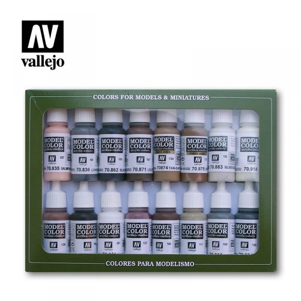 Vallejo 70144 Model Color - Equestrian Colors Set 16 x 17ml