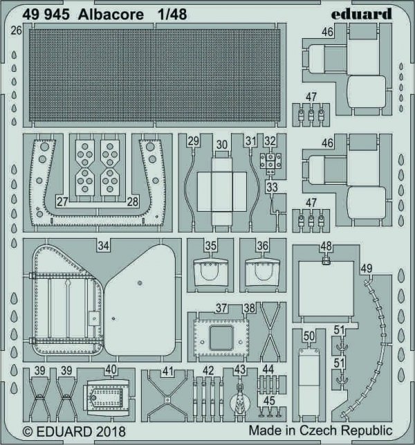 Eduard 49945 Albacore 1/48 TRUMPETER