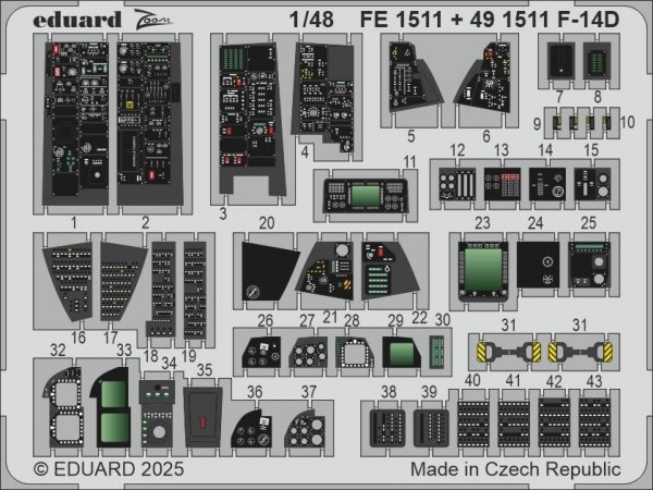 Eduard 491511 F-14D GREAT WALL HOBBY 1/48