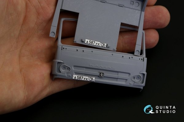 Quinta Studio QD35068 KAMAZ-43509 3D-Printed &amp; coloured Interior on decal paper (Zvezda) 1/35