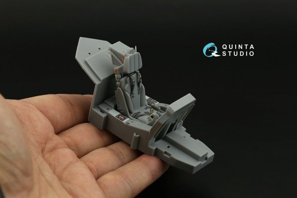Quinta Studio QD32174 F-35A/C 3D-Printed &amp; coloured Interior on decal paper (Trumpeter) 1/32