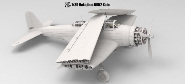 Border Model BF-005 Nakajima B5N2 Type 97 Carrier Attack Bomber &quot;Kate&quot; w/ Full interior 1/35