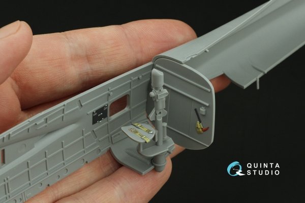 Quinta Studio QD48501 A-26C Invader 3D-Printed &amp; coloured Interior on decal paper (ICM) 1/48