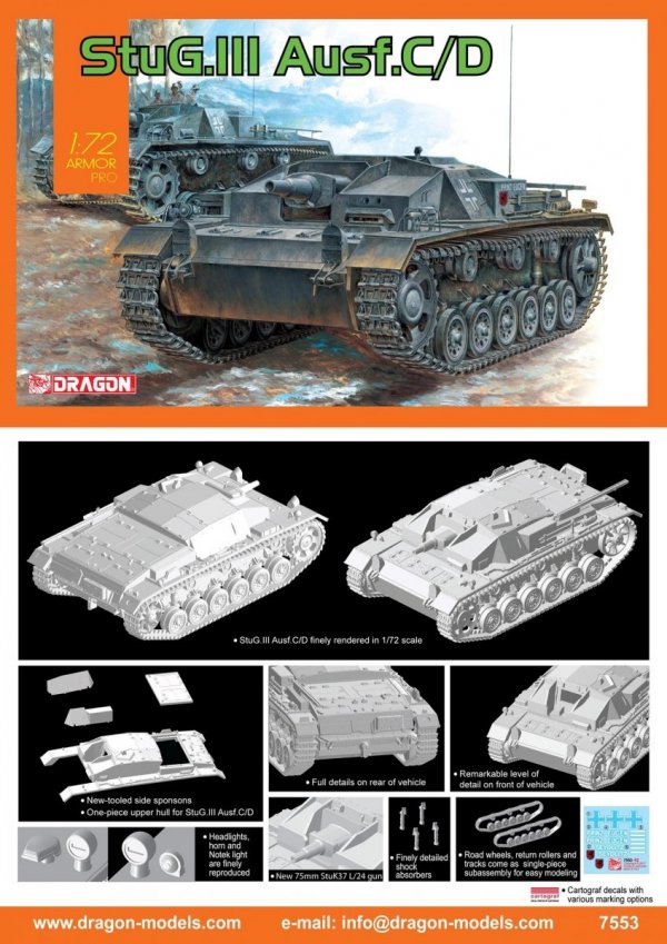 Dragon 7553 StuG.III Ausf.C/D (1:72)