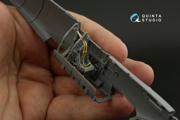 Quinta Studio QD48134 Spitfire Mk.I 3D-Printed &amp; coloured Interior on decal paper (Tamiya) 1/48