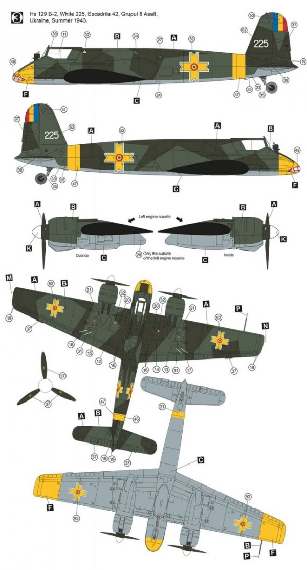 Hobby 2000 48011 Henschel Hs 129 B-2 Eastern Front 1/48