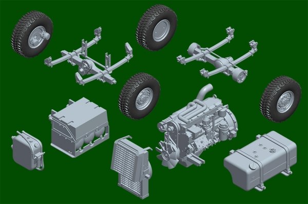 Trumpeter 01097 M1078A1P2 2.5 Ton LMTV Cargo Truck 1/35