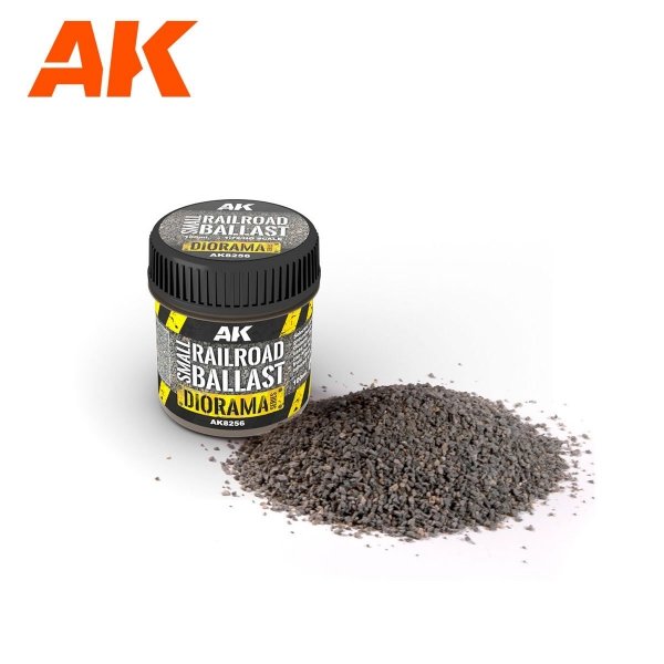 AK Interactive AK8256 SMALL RAILROAD BALLAST 100ml