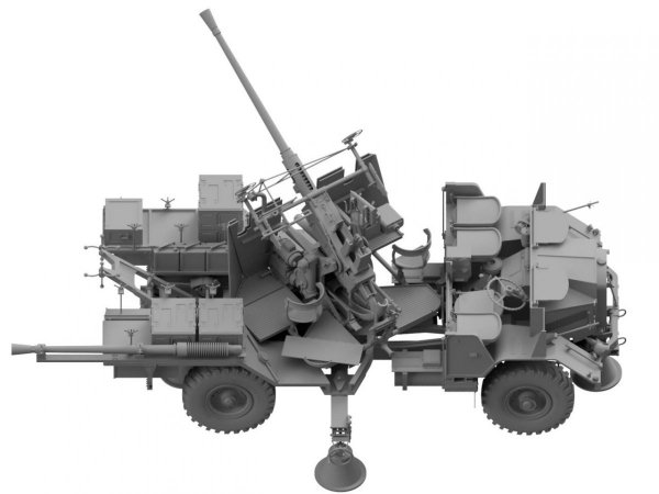 Thunder Model 35210 British Morris Bofors C9/B Gun truck Early variant 1/35