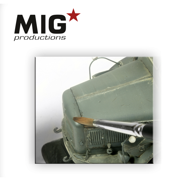Mig Productions P285 BROWN BLUE WASH FOR PANZER GREY (75ML)