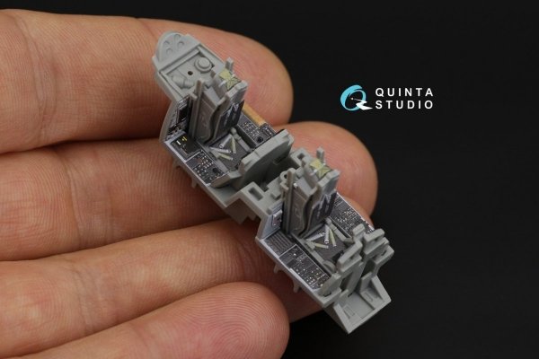 Quinta Studio QD72034 F-15E 3D-Printed &amp; coloured Interior on decal paper (GWH) 1/72