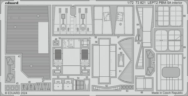 Eduard 73821 PBM-5A interior ACADEMY 1/72