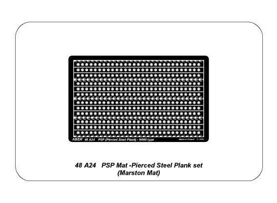 Aber 48A24 PSP (Pierced steel planks) set (1:48)