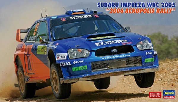 Hasegawa 20774 Subaru Impreza WRC 2005 "2006 Acropolis Rally" 1/24