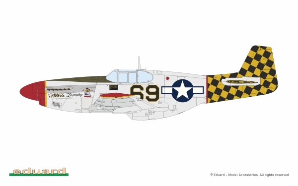 Eduard 82108 P-51B/ C Mustang w/ dorsal fin 1/48