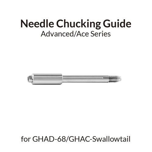Gaahleri 41277 Needle Chucking Guide for GHAD-68/GHAC-Swallowtail Advanced/ACE Series