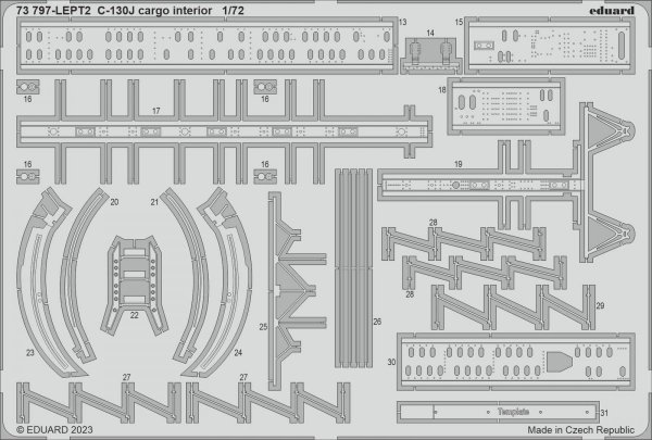 Eduard BIG72174 C-130J PART II ZVEZDA 1/72