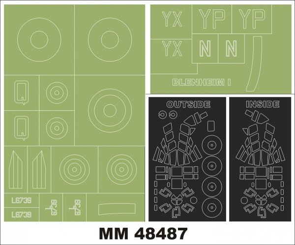 Montex MM48487 Blenheim I AIRFIX A09186 1:48