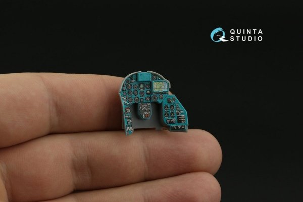 Quinta Studio QD48356 Mi-24D 3D-Printed &amp; coloured Interior on decal paper (Trumpeter) 1/48