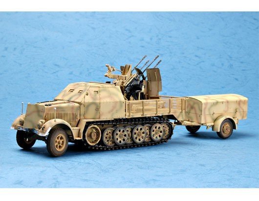 Trumpeter 01524 German 2cm Flakvierling 38 auf Selbstfahrlafette (1:35)