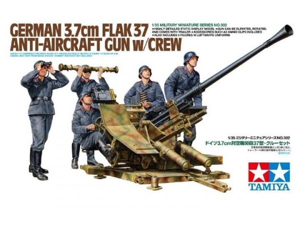Tamiya 35302 Flak 37 w/Crew (1:35)