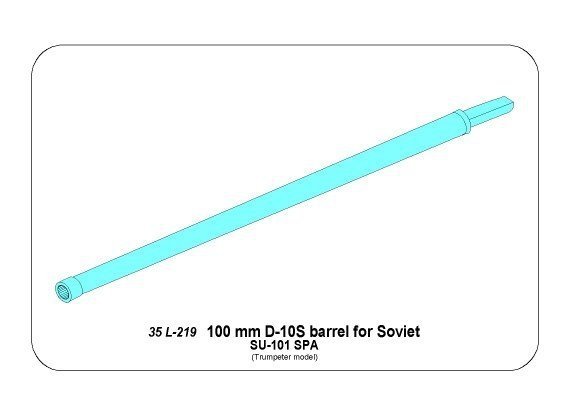 Aber 35L-219 Lufa 100 mm D-10S do SU-101 1/35