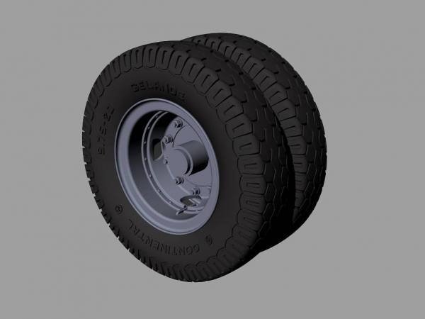 Panzer Art RE35-456 Hanomag SS100 road wheels (Continental) 1/35
