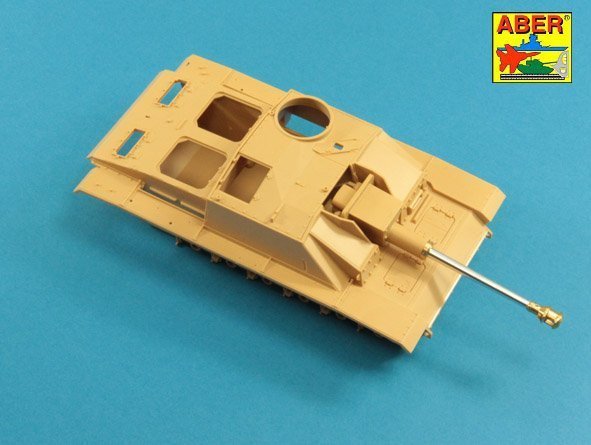 Aber 35L-059n German StuK.40 L/48 7,5 cm Barrel with middle muzzle brake for Stug.III, Ausf G - middle model (1:35)