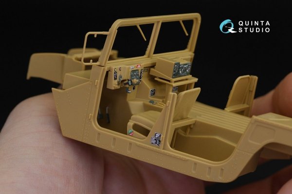 Quinta Studio QD35039 HUMVEE Family 3D-Printed &amp; coloured Interior on decal paper (Tamiya) 1/35