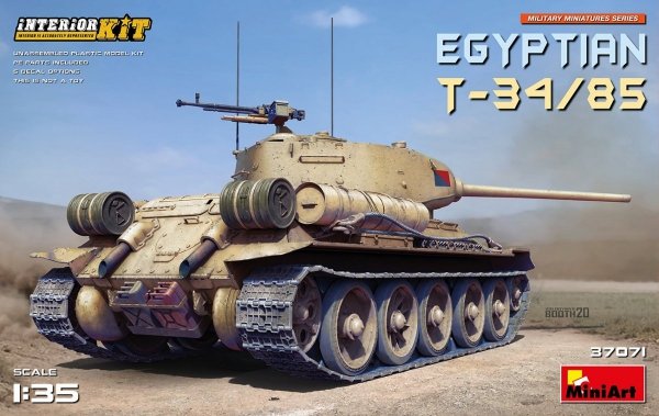 MiniArt 37071 EGYPTIAN T-34/85. INTERIOR KIT 1/35