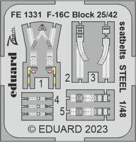 Eduard BIG49364 F-16C Block 25 KINETIC MODEL 1/48