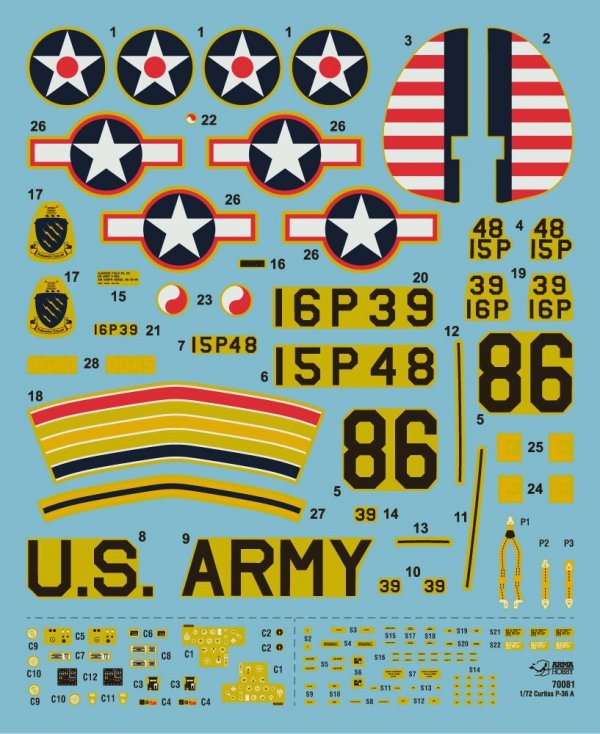 Arma Hobby 70081 Curtiss P-36A 1/72