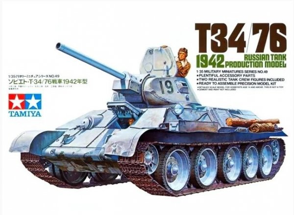 Tamiya 35049 Russian Tank T34/76 1942 1/35