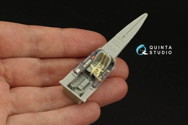 Quinta Studio QD48313 Fw 190A-3 3D-Printed &amp; coloured Interior on decal paper (Hasegawa) 1/48