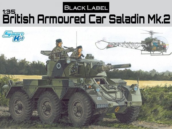 Dragon 3554 British Armored Car Saladin Mk.2 (1:35)