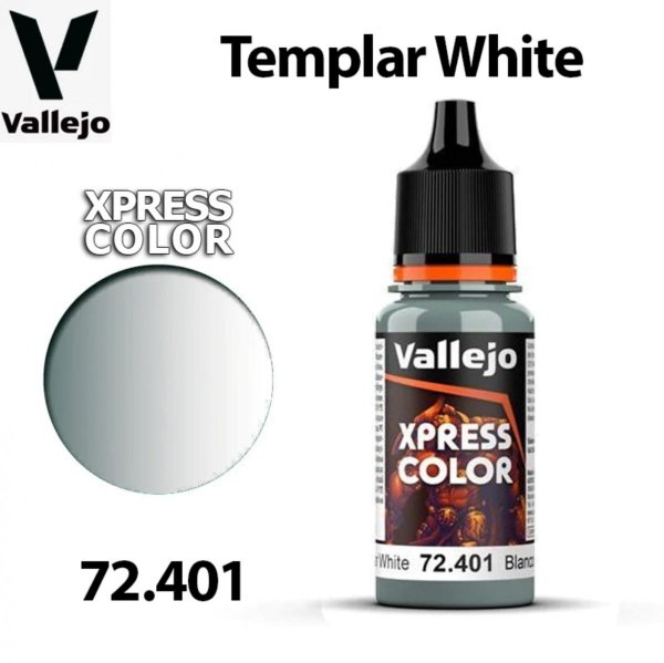 Vallejo 72401 Xpress Color - Templar White 18ml