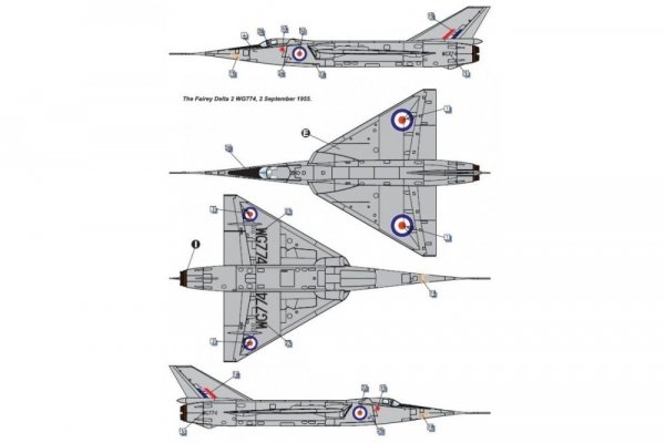 Dora Wings 48064 Fairey Delta 2 British Supersonic Research Aircraft 1/48