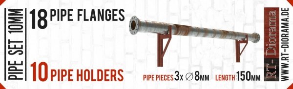 RT-Diorama 35686 Pipe Set 8mm 1/35