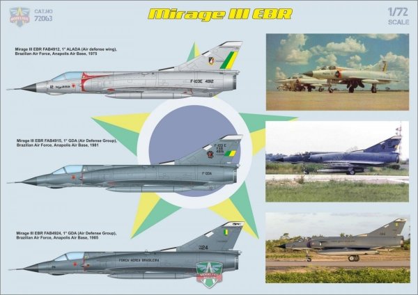 Modelsvit 72063 Mirage III EA/EBR 1/72