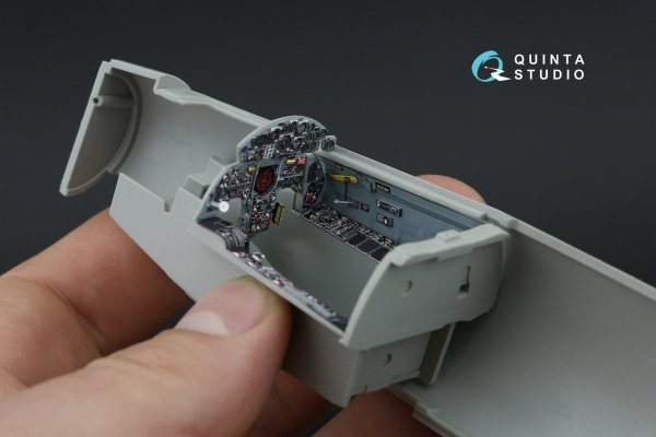 Quinta Studio QD32181 F-104S-ASA 3D-Printed coloured Interior on decal paper (Italeri) 1/32