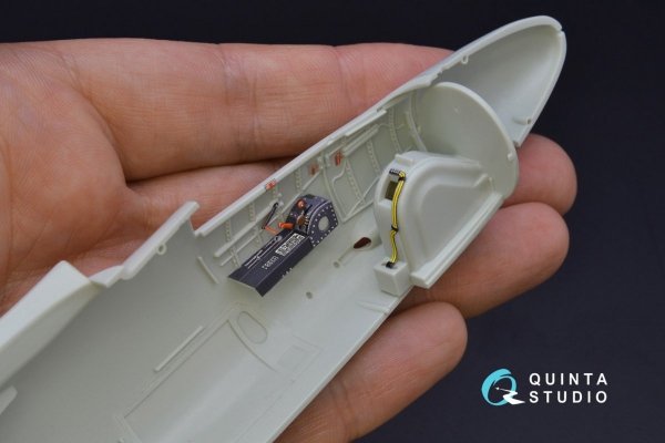 Quinta Studio QD32075 He 162 3D-Printed &amp; coloured Interior on decal paper (for Revell kit) 1/32